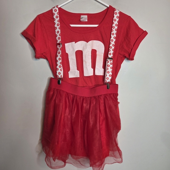Spirit Halloween Red M&M Women's Costume Small - Picture 1 of 7
